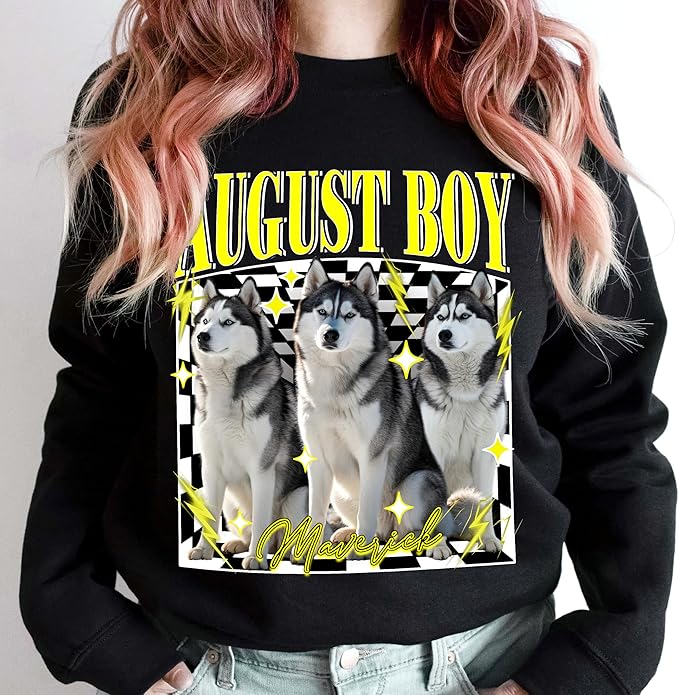 H-DEWALL Custom T Shirts Mineral Wash Tshirt Bootleg Rap Tee Customized Gifts for Boyfriend Birthday Shirts Tops for Women