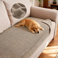 H.VERSAILTEX Non Slip Pet Couch Cover Chenille Dog Bed Protector Thick Soft Sofa Slipcover Pet Friendly Washable Couch Cushion Covers for Pets (30" x 53", Sand)