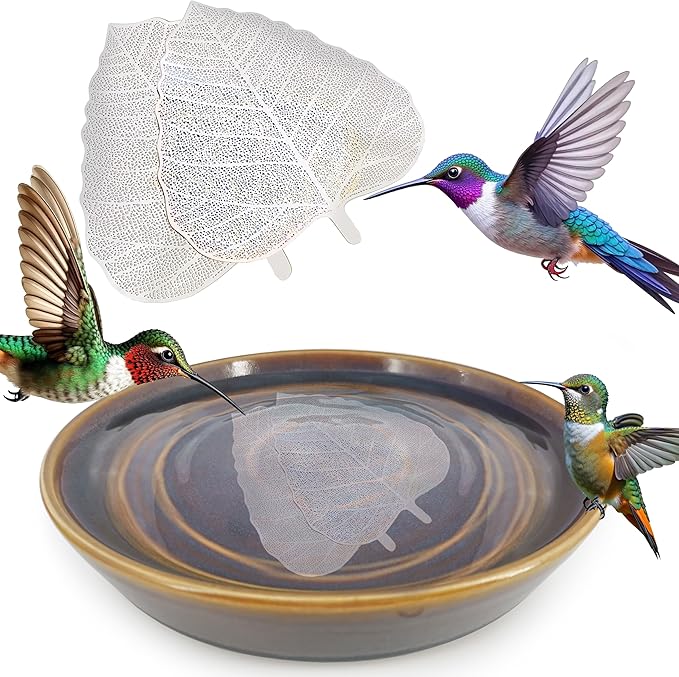 RONDURE 2 pcs Bird Bath Purification Disk 4 Inch Bird Bath Water Cleaner Disk, All-Season Water Purifier Copper disc for Bird Bath (Iron-Silver Alloy)